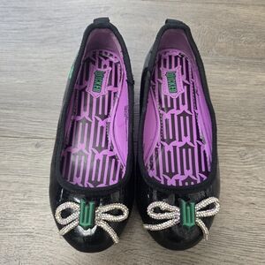 Wicked Slide On Shoes Little Girl Size 10 Sparkle Bow